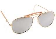 Okulary przeciwsłoneczne - okulary PILOTKI STURM MIL-TEC srebrne - miniaturka - grafika 1