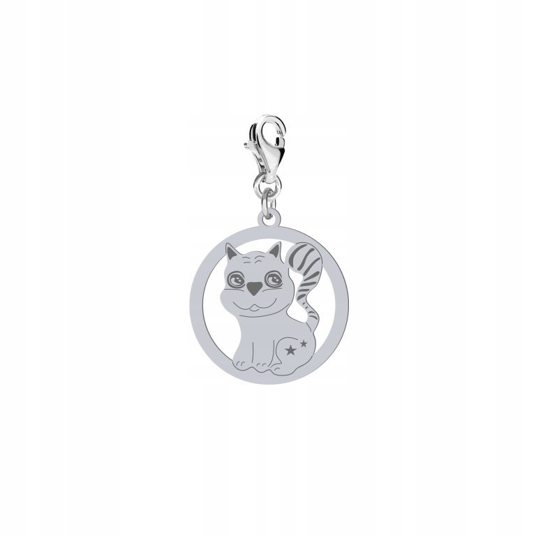 Srebrny Charms CUTIE KOTEK DEDYKACJA