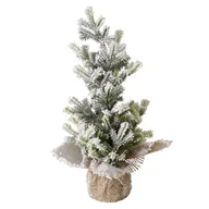 Choinki - Sztuczna choinka w jutowej doniczce TANNE, 31 cm - miniaturka - grafika 1