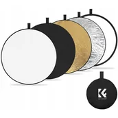 Inne akcesoria studyjne - Blenda fotograficzna K&F CONCEPT KF18.0002 5w1 80 x 80 cm - miniaturka - grafika 1