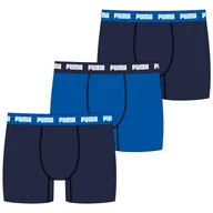 Majtki męskie - Męskie bokserki Puma Everyday Boxers 3P Rozmiar: M / Kolor: niebieski - miniaturka - grafika 1