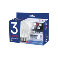 Żarówki LED - Trójpak żarówek LED E27 10 W - miniaturka - grafika 1