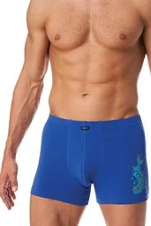 Bambusowe bokserki męskie z grafiką na nogawce MXH 257 - Majtki męskie - miniaturka - grafika 1