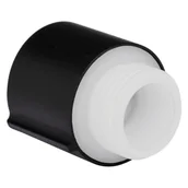 Akcesoria do armatury i ceramiki - Czarny końcówka słuchawki prysznicowej Wenko - miniaturka - grafika 1