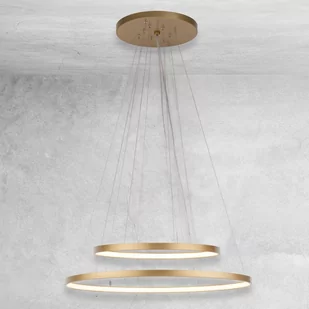 Żyrandol pierścieniowy Agari Multi 5424 Shilo LED 89W 3000K złoty - Lampy sufitowe - miniaturka - grafika 1