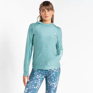 Bluzy damskie - Dare 2b - Damska Bluza z Kapturem Sprint Cty Zielony, Rozmiar: 36 - grafika 1