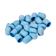 Frezarki do paznokci - Exo blue med kapturek ścierny 13mm /220 20szt Med Cap - miniaturka - grafika 1