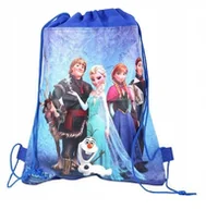 Torby szkolne - WOREK do szkoły FROZEN na zmianę obuwie kapcie buty wf plecak przedszkolny - miniaturka - grafika 1