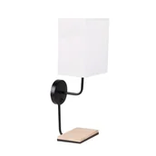 Lampy ścienne - Candellux Keto kinkiet 1-punktowy czarny 21-76854 - miniaturka - grafika 1