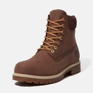 Botki męskie - tronchetto e stivaletto uomo timberland tb0a6ch6w011 tb25 6 in lace waterproof dark brown full grain - miniaturka - grafika 1