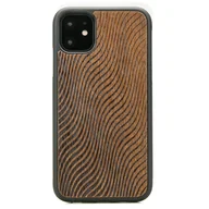 Etui i futerały do telefonów - Bewood Etui do Apple iPhone 11 Fale Merbau - miniaturka - grafika 1