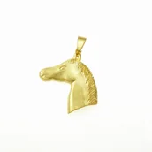 Wisiorki - Złoty konik - zawieszka - miniaturka - grafika 1