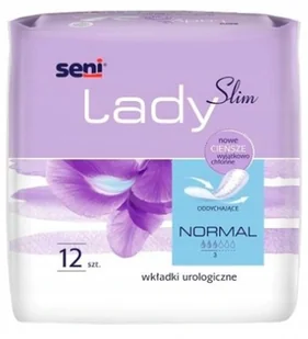 Seni Wkładki urologiczne dla kobiet Lady Slim Normal 10.5x28cm 12 szt. |   SE-095-NO12-1PL - Pieluchy dla dorosłych - miniaturka - grafika 1