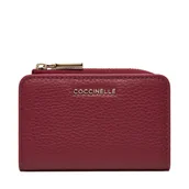 Portfele - Mały Portfel Damski Coccinelle MW5 Metallic Soft E2 MW5 17 01 01 Bordowy - miniaturka - grafika 1
