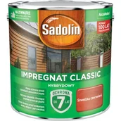 Farby i impregnaty do drewna - Impregnat CLASSIC HYBRYDOWY Szwedzka Czerwień 2,5 l Sadolin - miniaturka - grafika 1