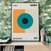 Podkładki pod mysz - PODKŁADKA POD MYSZ Z Nadrukiem 22x18 cm Bauhaus Exhibition Tekst Prezent - miniaturka - grafika 1