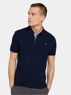 Koszulki męskie - Tom Tailor Polo 1027713 Granatowy Regular Fit - miniaturka - grafika 1