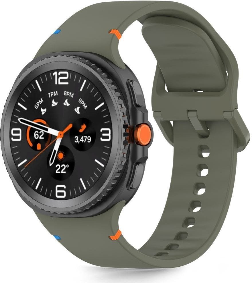 TECH-PROTECT SILICONE SAMSUNG GALAXY WATCH 8 / CLASSIC 40 / 44 / 46 MM ARMY GREEN