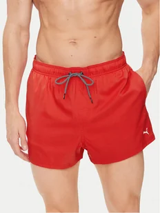 Puma Szorty kąpielowe 907658 Czerwony Regular Fit - Kąpielówki męskie - miniaturka - grafika 1