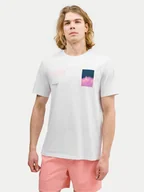 Koszulki męskie - 4F T-Shirt 4FWSS24TTSHM1289 Biały Regular Fit - miniaturka - grafika 1