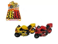 Klocki - Motocykl 16 cm światło dźwięk ST22-1 mix 2 kolory - miniaturka - grafika 1