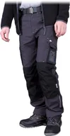 Odzież robocza - SPODNIE OCHRONNE DO PASA LHOLLMAN LH-BUILDER; STALOWO-CZARNO-ŻÓŁTY - miniaturka - grafika 1