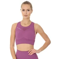 Koszulki i topy damskie - Crop top damski do ćwiczeń Brubeck Gym - L - miniaturka - grafika 1