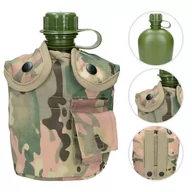 Kuchnie turystyczne - Texar Manierka Bidon Z Pokrowcem 1l 1000ml MC Camo - miniaturka - grafika 1