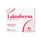 Przeziębienie i grypa - PHARMABEST Laktoferyna 100 mg x 15 kaps - miniaturka - grafika 1