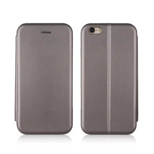 NoName Etui Book Magnetic iPhone 7/8 stalowy /steel SE 2020 - Etui i futerały do telefonów - miniaturka - grafika 1