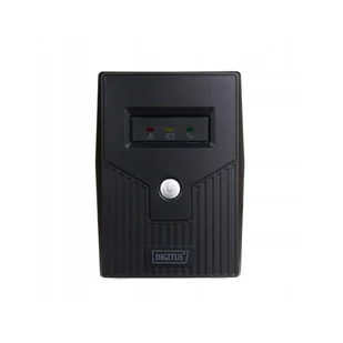Zasilacz awaryjny ups digitus line-ineractive led basic, 800va/480w, 1x12v/9ah, avr, 2x schuko cee 7/3 DN-170064-B - Zasilacze awaryjne UPS - miniaturka - grafika 1