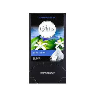 Herbata TEARTIS earl grey 20x2g | PIRAMIDKI - Herbata - miniaturka - grafika 1
