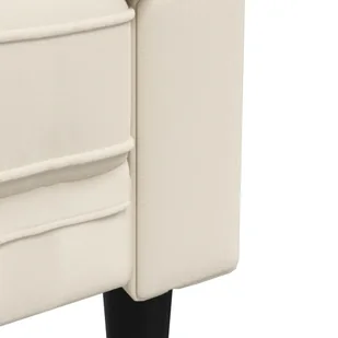 Sofa Chesterfield, trzyosobowa, kremowa, obita tkaniną - Sofy i kanapy Sofa Chesterfield, trzyosobowa, kremowa, obita tkaniną - Sofy i kanapy - miniaturka - grafika 8