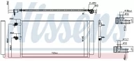 Akcesoria do klimatyzacji i ogrzewania - NISSENS Skraplacz klimatyzacja 940743 - miniaturka - grafika 1