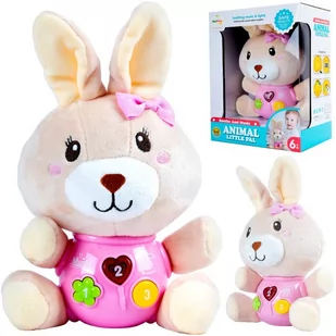 Pluszowy Interaktywny Zajączek Króliczek Królik Ze Światłem I Muzyką - Zabawki interaktywne dla dzieci Pluszowy Interaktywny Zajączek Króliczek Królik Ze Światłem I Muzyką - Zabawki interaktywne dla dzieci - miniaturka - grafika 1