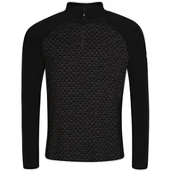 Koszulki sportowe męskie - Męska koszulka Zulu Merino 240 Zip Long Rozmiar: M / Kolor: czarny - miniaturka - grafika 1