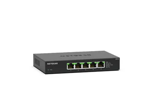 NETGEAR MS305-100EUS łącza sieciowe Nie zarządzany 2.5G Ethernet (100/1000/2500) Czarny - Pozostałe akcesoria sieciowe - miniaturka - grafika 1