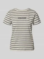 Koszulki i topy damskie - T-shirt o kroju regular fit z wyhaftowanym logo - miniaturka - grafika 1