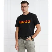 Koszulki męskie - HUGO T-shirt Danda | Regular Fit - miniaturka - grafika 1