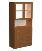 Meble do szkół i przedszkoli - Szafa szkolna z witryną i szufladami Kujawiak 15 - miniaturka - grafika 1