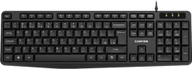 Klawiatury - CANYON KB-1 UK Przewodowa Czarna - miniaturka - grafika 1