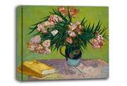 Obrazy i zdjęcia na płótnie - Oleanders, Vincent van Gogh - obraz na płótnie Wymiar do wyboru: 50x40 cm - miniaturka - grafika 1