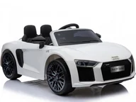 Pojazdy elektryczne dla dzieci - Super-Toys NAJNOWSZY ORYGINALNY AUDI R8 NA LICENCJI MIĘKKIE SIEDZENIE, MIĘKKIE KOŁA SUPER JAKOŚĆ/AUDI R8 AUDI-R8-BIAŁE-PL - miniaturka - grafika 1