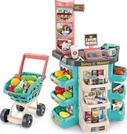 Zabawy w naśladowanie dorosłych - Mega Creative SUPERMARK B/O AKC 55X46X19 MC WOZEK PUD 6 - miniaturka - grafika 1