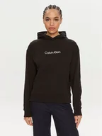 Bluzy damskie - Calvin Klein Bluza Hero Logo K20K205449 Czarny Regular Fit - miniaturka - grafika 1