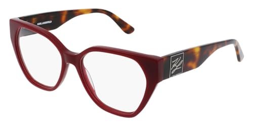 KARL LAGERFELD Damskie okulary przeciwsłoneczne KL6053, burgundowe, 54