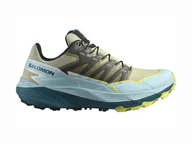 Buty trekkingowe damskie - Damskie buty do biegania Salomon  THUNDERCROSS W Alfalfa/TanagerTurquoise/Sunny Lime  UK 6,5 - miniaturka - grafika 1