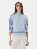 Swetry damskie - Guess Golf W5BR78 Z4242 Niebieski Relaxed Fit - miniaturka - grafika 1