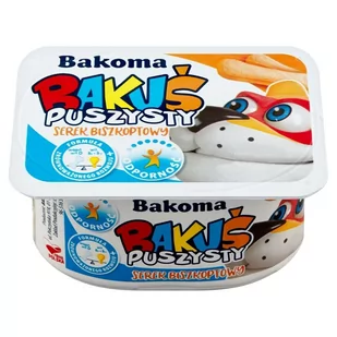 Bakoma Bakuś Puszysty serek biszkoptowy 90 g - Sery - miniaturka - grafika 1