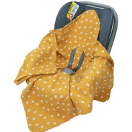 Otulacze - OTULACZ DO FOTELIKA NOSIDEŁKA MUŚLINOWY BEZ WYPEŁNIENIA LETNI Kerstin - miniaturka - grafika 1